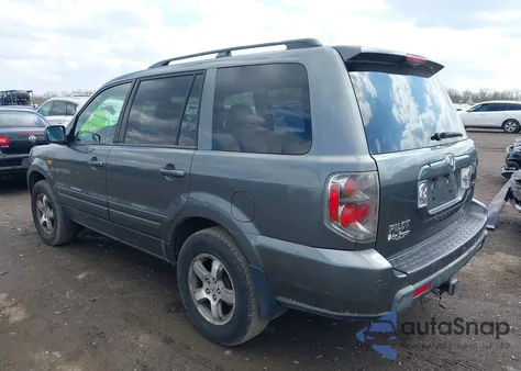 2007 Honda Pilot Ex-L from USA, damaged, VIN 5FNYF28527B022848